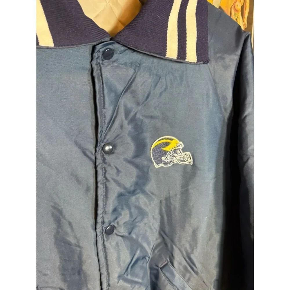 Vintage Michigan Wolverines Bomber Jacket